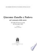 Giacomo Zanella e Padova
