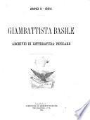 Giambattista Basile Archivio di letteratura popolare