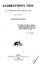 Giambattista Vico al cospetto del secolo XIX