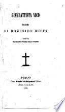 Giambattista Vico dramma di Domenico Buffa