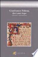 Gianfranco Folena, dieci anni dopo