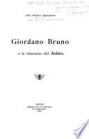 Giordano Bruno e la letteratura dell'asino