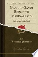 Giorgio Gandi Bozzetto Marinaresco