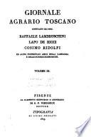Giornale agrario toscano