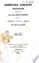 Giornale agrario toscano