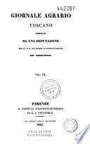 Giornale agrario toscano
