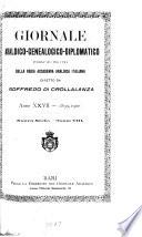 Giornale araldico-genealogico-diplomatico