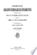 Giornale araldico-genealogico-diplomatico