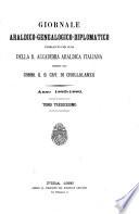 Giornale araldico-genealogico-diplomatico