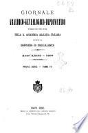 Giornale araldico, genealogico, diplomatico italiano
