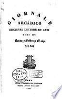 Giornale arcadico di scienze ed arti