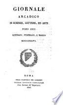 Giornale arcadico di scienze, lettere, ed arti