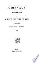 Giornale arcadico di scienze, lettere, ed arti