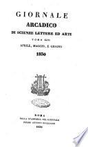 Giornale arcadico di scienze, lettere ed arti