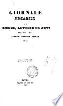Giornale arcadico di scienze, lettere ed arti