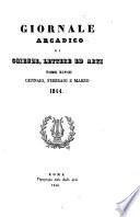 Giornale arcadico di scienze, lettere, ed arti