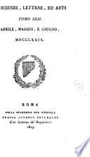 Giornale arcadico di scienze, lettere, ed arti