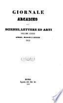 Giornale arcadico di scienze, lettere ed arti