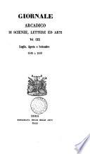 Giornale arcadico di scienze, lettere ed arti