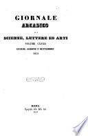 Giornale arcadico di scienze, lettere ed arti