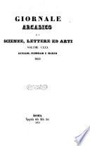 Giornale arcadico di scienze, lettere, ed arti