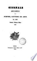 Giornale arcadico di scienze, lettere ed arti