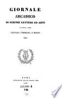 Giornale arcadico di scienze, lettere ed arti