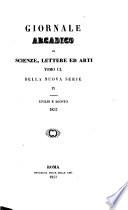 Giornale arcadico di scienze, lettere, ed arti