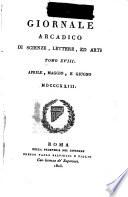 Giornale arcadico di scienze, lettere, ed arti
