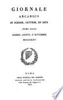 Giornale arcadico di scienze, lettere ed arti