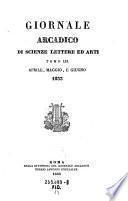 Giornale arcadico di scienze, lettere ed arti