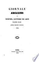 Giornale arcadico di scienze, lettere, ed arti