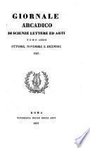 Giornale arcadico di scienze, lettere ed arti