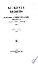 Giornale arcadico di scienze, lettere ed arti