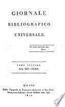 Giornale bibliografico universale ...