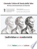 Giornale Critico Di Storia Delle Idee