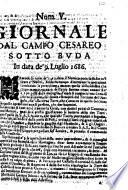 Giornale dal campo cesareo sotto Buda in data de'9 luglio 1686