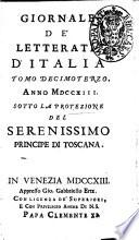 Giornale de' letterati d'Italia