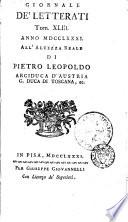 Giornale de' letterati