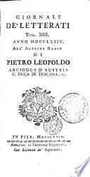 Giornale de' letterati