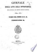 Giornale degli atti dell'Intendenza della provincia del secondo Abruzzo ulteriore