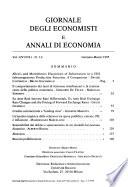 Giornale degli economisti e annali di economia