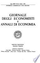Giornale degli economisti e annali di economia