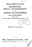 Giornale degli economisti e annali di economia