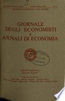 Giornale degli economisti e annali di economia