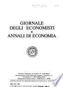 Giornale degli economisti e annali di economia