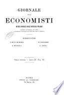 Giornale degli economisti organo dell'Associazione per il progresso degli studi economici