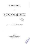 Giornale degli economisti organo dell'Associazione per il progresso degli studi economici