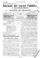 Giornale dei lavori pubblici e delle strade ferrate