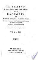 Giornale dei teatri di Venezia che contiene l'argomento di tutte le nuove rappresentazioni